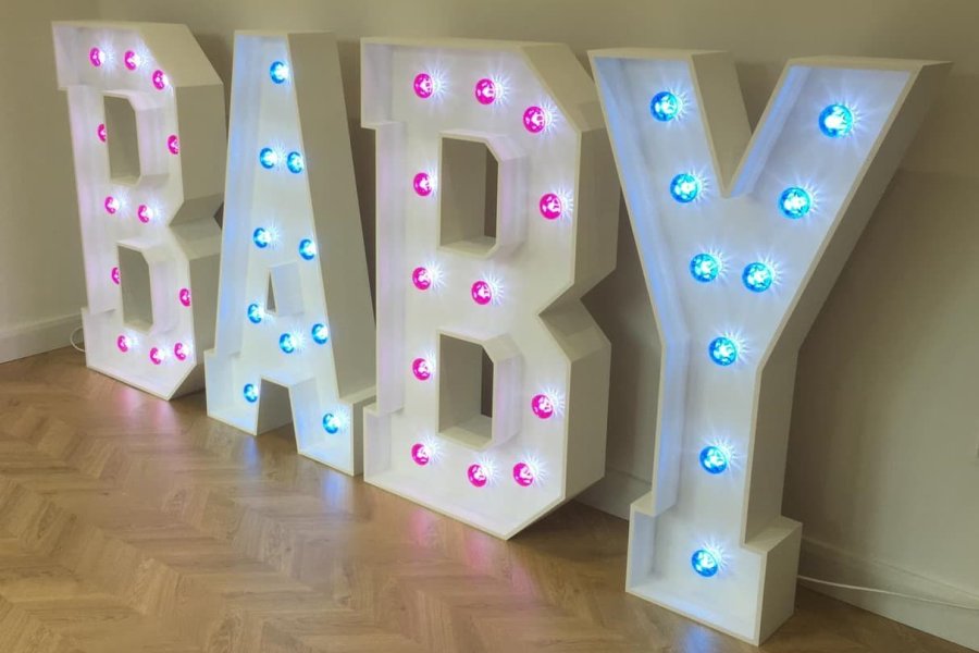Baby LED Letters